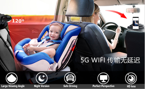<span class=keywords><strong>Camera</strong></span> Giám Sát Em Bé WiFi HD Cho Xe Hơi Ghế Sau Để Theo Dõi Em Bé Kèm Ứng Dụng Cho Điện Thoại Di Động Thông Minh IOS & <span class=keywords><strong>Android</strong></span> - Product Image 3