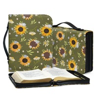 Sac de transport pour Bible en cuir PU Pofeis avec design personnalisé, multifonctionnel, qualité professionnelle