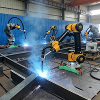 Robot de soudage portable à installation flexible, supportant le montage latéral inversé pour la soudure de tuyaux