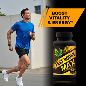 Private Label Test Boost Max Capsules Natural Herbal Vegtarian Capsule Supports Energy Focus Muscle Function Dietary <b>Supplement</b> - Product Image 4