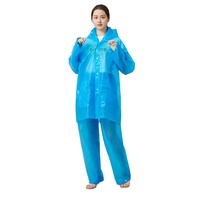 PEVA Regenmantel und Regenschutzhose Wiederverwendbares Wasserdichtes EVA-Material für Outdoor-Reisen