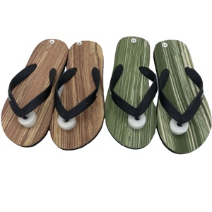 Summer <strong>Soft</strong> Wood Grain Eva Foam Men Slipper <strong>Flip</strong> <strong>Flops</strong> - Product Image 5