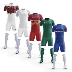 Easy Care Sublimation Soccer Jersey Free Design Quickdrying Soccer Sports Wear For Team - Product Image 1