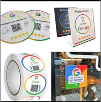 Impresión Personalizada de Códigos QR Dinámicos de 80*80/100*100/120*120 mm para Etiquetas NFC con Ventana 213/215/216, Tarjetas de Visita RFID, Menús de Mesa