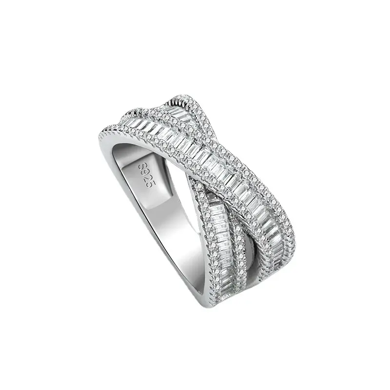 2022 nuovo anello di fascia alta stile di design anelli di gioielleria raffinata oro Vermeil argento anelli di gioielli moda donna