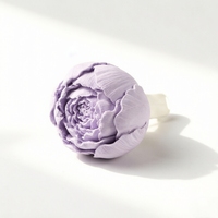Diffuseur d'arômes en céramique violette pour grille d'aération de voiture, pierre parfumée, huile essentielle, désodorisant, décoration d'intérieur