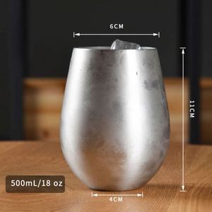 Copas de Champán de Acero Inoxidable, Copas de Vino, Jarras de Cerveza, Vasos Mezcladores de Bar, Se Pueden Personalizar con Logotipo - Product Image 2