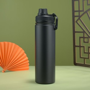 Cách điện chai nước biểu tượng tùy chỉnh thép không gỉ đi bộ đường dài BPA miễn phí uống chai nước nóng bán đôi tường chân không Flask - Product Image 1