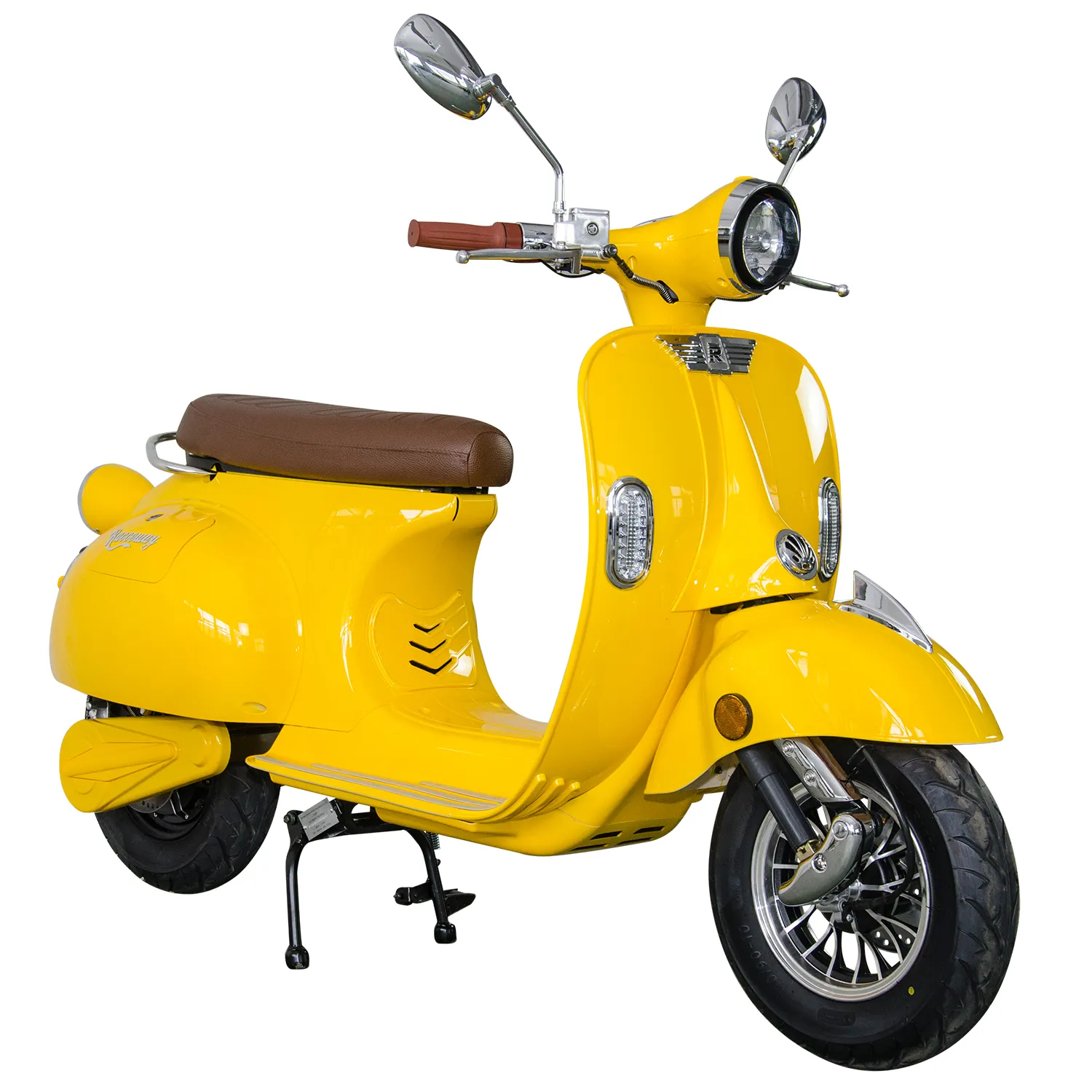 Eu Magazijn Klaar Om Te Verzenden 2000W Dubbele Lithiumbatterij Elektrische Scooter Vespa E Motorfiets Bromfiets Moto Electrique