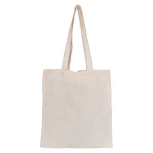 Borsa in cotone Echo Friendly 140gsm senza fettuccia con manici a tracolla regali promozionali CB001 borsa <span class=keywords><strong>Calico</strong></span> senza zoccoli - Product Image 3