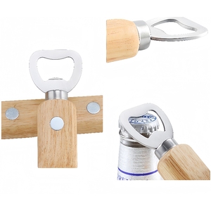 Hxy <span class=keywords><strong>2025</strong></span> Tùy Chỉnh Trống Thanh Lưỡi Dễ Dàng Mở Gỗ Mở Chai Với Kim Loại Từ Tay Cầm Bằng Gỗ Cho Nhà Hàng Sử Dụng - Product Image 4