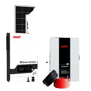 MUST PV1900 EXP 4kva 6kva 220V home energy storage mppt solar hybrid off grid inverter generator