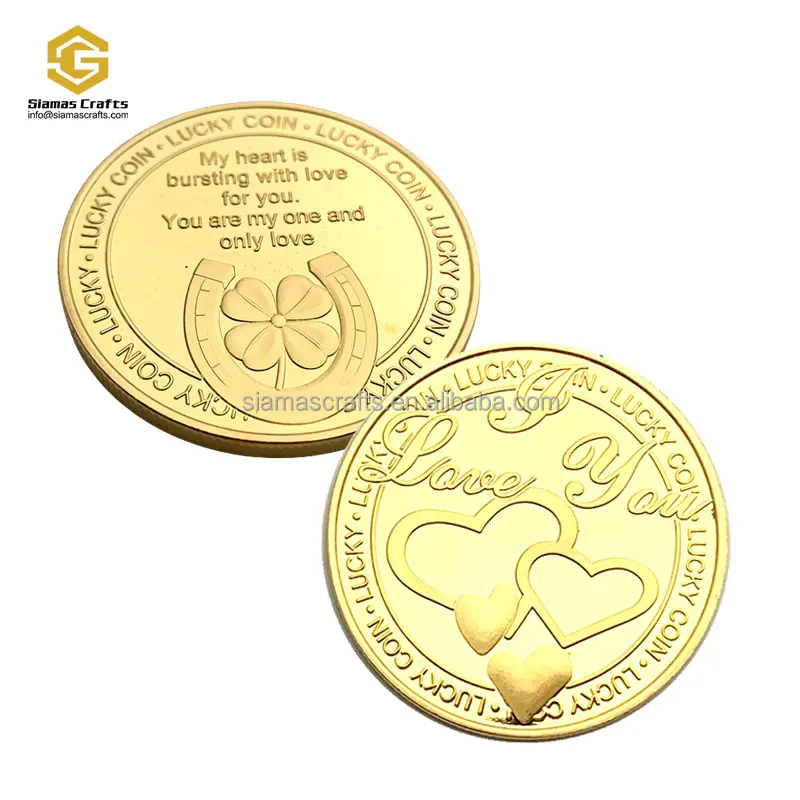 Coleção de lembrança da mãe de feliz aniversário, moeda comemorativa banhada a ouro real