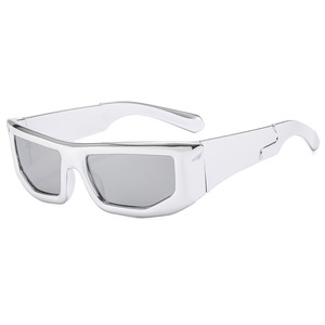 Psn <b>Square</b> <b>Sunglasses</b> Full Rim Uv400 Light Weight Y2k Style Unisex Adult Casual - Product Image 3