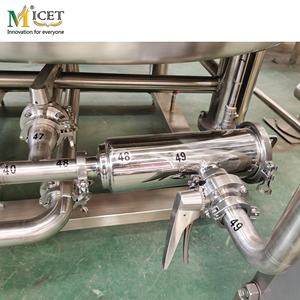 Acero Inoxidable Cerveza Artesanal Equipo Cervecería Equipo 1000l 1500l 2000l Cerveza Equipo Completo - Product Image 4