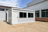20ft 40ft Vorgefertigtes Containerhaus Modulares Faltbares Tragbares Wohn- und Bürozimmer Baustellenkabine Maßgefertigte Großlieferung
