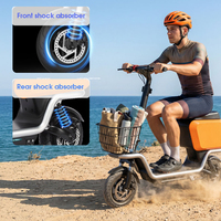 Nuevo Scooter Eléctrico Plegable de 10 Pulgadas y 350W 2026, Modo Dual, Asiento, Portaequipajes, Suspensión Completa, Motor sin Escobillas X9, 32KM/H, Carga de 120kg
