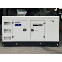 Groupe électrogène diesel silencieux de 20 kW à 100 kW, 25 kVA à 125 kVA, triphasé, pour chantier de construction et alimentation industrielle