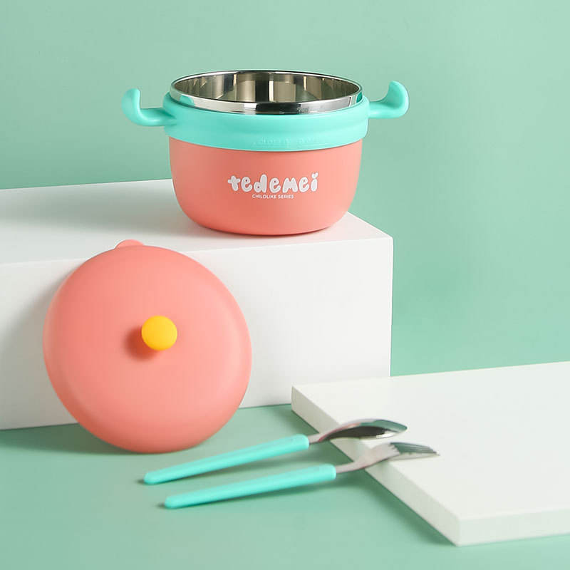 Pink- Bento with Cutlery