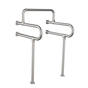 Barre d'appui pliable Shile en acier inoxydable, capacité de 500 lb, main courante de sécurité pour salle de bain pour personnes âgées et handicapées - Product Image 3