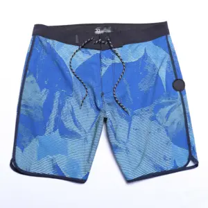 Custom Short for Men Swim Strips Print Short Beach Men's Surf Swimming Beach Short Custom Logo Polyester Gym Pants