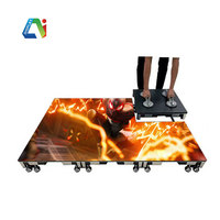 Vente directe d'usine de Shenzhen, nouvelle mur vidéo LED interactif, sol de danse pour mariage en intérieur, écran LED pour club et jeux P2.9mm