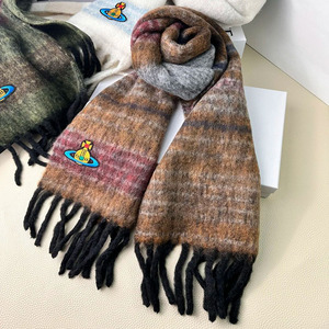 Écharpe en tricot jacquard à motif de dessin animé pour femmes - Style coréen, mélange de polyester, légère, chaude pour l'hiver, 170x30cm - Product Image 4