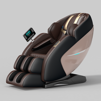 Fauteuil de massage électrique OEM 3D Zero 0 Gravity L Track, massage Shiatsu, chauffage, pétrissage, vibration, massage complet du corps 4D