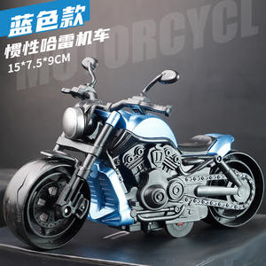 <span class=keywords><strong>Jouet</strong></span> à inertie pour enfants voiture Harley <span class=keywords><strong>moto</strong></span> modèle gâteau décoration ornement améliore le score d'expérience - Product Image 6