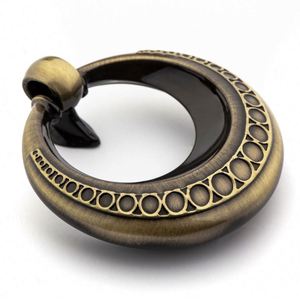 WEKIS Tirador de Anillo de Zinc ORB Níquel Contemporáneo para Muebles del Hogar, Diámetro 48mm, para Gabinetes de Cocina, Cómodas y Cajones - Product Image 1