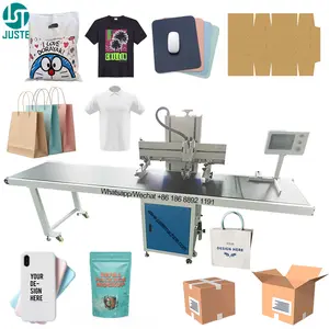 Semi Automatic Flat Silk Screen Printer Vacuum Suction Table Vertical Screen Printing Machine With Conveyor Belt Type Spare Part