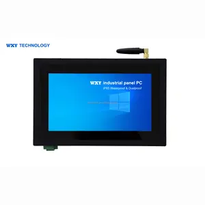 Embedded rugged 7" inch Box PC with touchscreen mini PC with Win10/XP Linux Ubuntu with COM RS232 RS485 ports for HMI automation