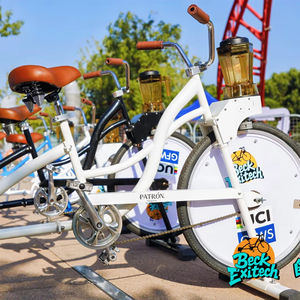 EXI Meilleure vente monocycle à une roue Smoothie Mike Juicer Machine sans extracteur électrique Blender Bike pour <span class=keywords><strong>adulte</strong></span> et fête - Product Image 1