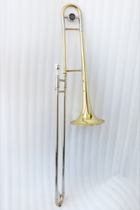 <span class=keywords><strong>Trombone</strong></span> Bb de haute qualité, <span class=keywords><strong>prix</strong></span> d'usine, avec corps en laiton laqué transparent et pistons et glissières intérieurs en cupronickel - Product Image 5