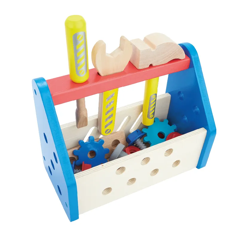 Wooden Tool Set Box Toys for Kid Engineering Repair Box Child Toy Set Kids Puzzle Game