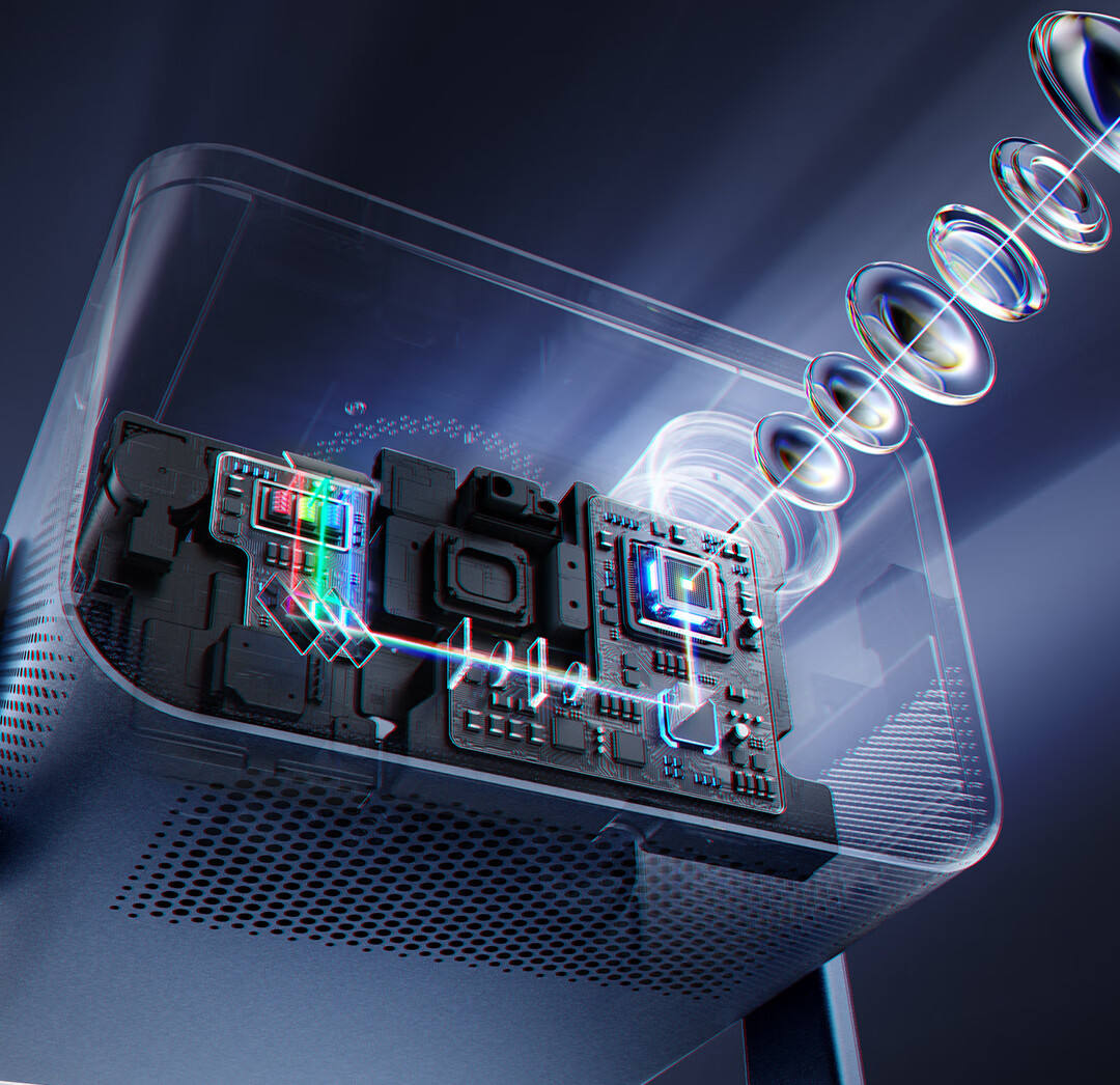 Vidda C2S ハイセンス プロジェクター 4K 三色レーザー パンチルト投影