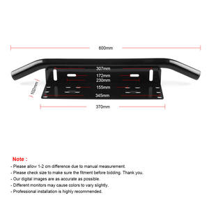 Hot-Selling Universal Anti-Collision Front Bumper Auxiliary Light <b>Bracket</b> Cross-Border Off-Road Lighting Aluminum Alloy License - Product Image 2