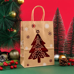 Christmas Themed Candy Kraft Paper <strong>Bag</strong> Golden Deer Snow Handheld <strong>Bag</strong> Christmas Eve <strong>Party</strong> Gift Kraft Paper Gift <strong>Bags</strong> - Product Image 4
