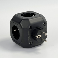 Prise Cube d'alimentation 8 en 1 4 ports de charge USB Extension à 4 voies avec interrupteur Adaptateur de voyage 4000W