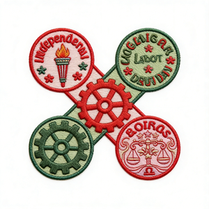 Parches Termoadhesivos Bordados Personalizados con Diseño de Flecha de Corazón del Zodiaco de Halloween en Rosa y Negro <span class=keywords><strong>para</strong></span> Decoración de <span class=keywords><strong>Ropa</strong></span>, Sombreros, Bolsos y Accesorios - Product Image 5