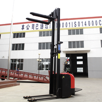 Ventes directes d'usine Gerbeur électrique 1.5 tonnes 2 tonnes Walkie Stacker Chariot élévateur Gerbeur manuel de palettes Entreposage