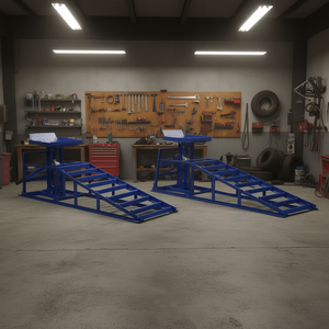 Rampes hydrauliques bleues de 5 tonnes pour réparation de voitures et camions, support de levage de garage D0100X3VDK8 - Product Image 2
