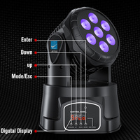 Éclairage à Led mobile de scène 7*8W RGBW 4 en 1, grand projecteur de lumière, LM70S, nouvelle collection