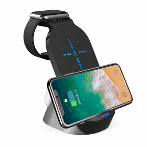 3 in 1 Magnetic Upright <b>Wireless</b> Charging Station 15W Charger for <b>Phone</b> Watch Earphone with 9 Layer Safety Protection - Product Image 4