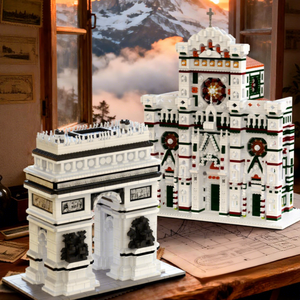 Moyu Plastic Block Architecture Building Blocks Set 800+ Pieces Assembly Model for Teenagers Ages <b>7</b>-14 DIY Miniatures - Product Image 1