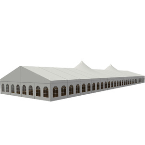 Carpa para Ferias Comerciales de 20 m de Envergadura, Tela Oxford Rectangular, Impermeable, para Todas las Estaciones, Reutilizable - Product Image 1
