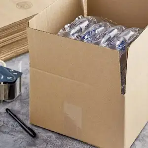 Wholesale Plain Kraft Cardboard E Flute Corrugated Shipping Boxes Parcel Courier Postal Cargo Delivery Carton Box