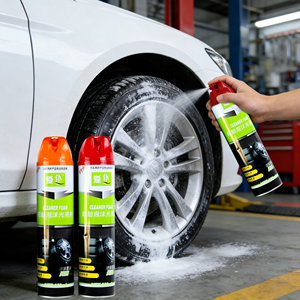 Detergente Schiumogeno Multifunzionale per Rimozione Sporco, Spray per Pulizia e Lavaggio, Detergente Schiumogeno per Interni <span class=keywords><strong>Auto</strong></span> e Scarpe, Multiuso - Product Image 1
