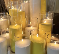 Vente en gros de cire de sable de palme colorée 100% naturelle aux divers parfums pour la fabrication de bougies