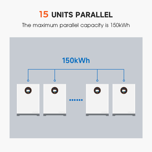 แบตเตอรี่ลิเธียม LiFePO4 48V 200Ah 10kWh สำหรับระบบกักเก็บพลังงานแสงอาทิตย์ภายในบ้าน - Product Image 1